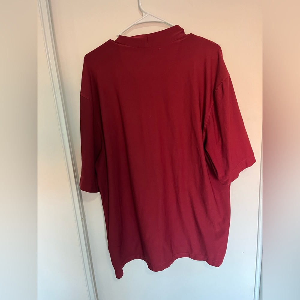 Nike Golf Tour Performance Dri Fit Red Athletic‎ Shirt Men's XL - Picture 6 of 7